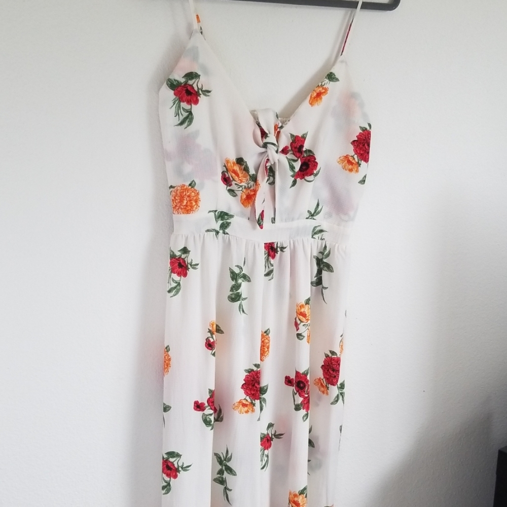 Flirty floral jumpsuit